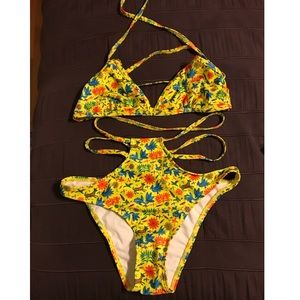 ASOS Floral bikini set